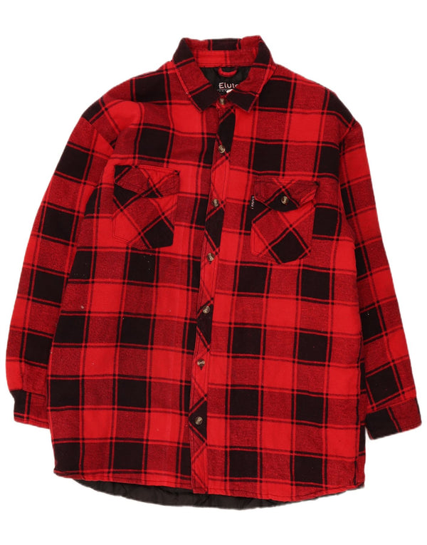 Elutex muška košulja od flanela Lumberjack XL, crveni karirani pamuk
