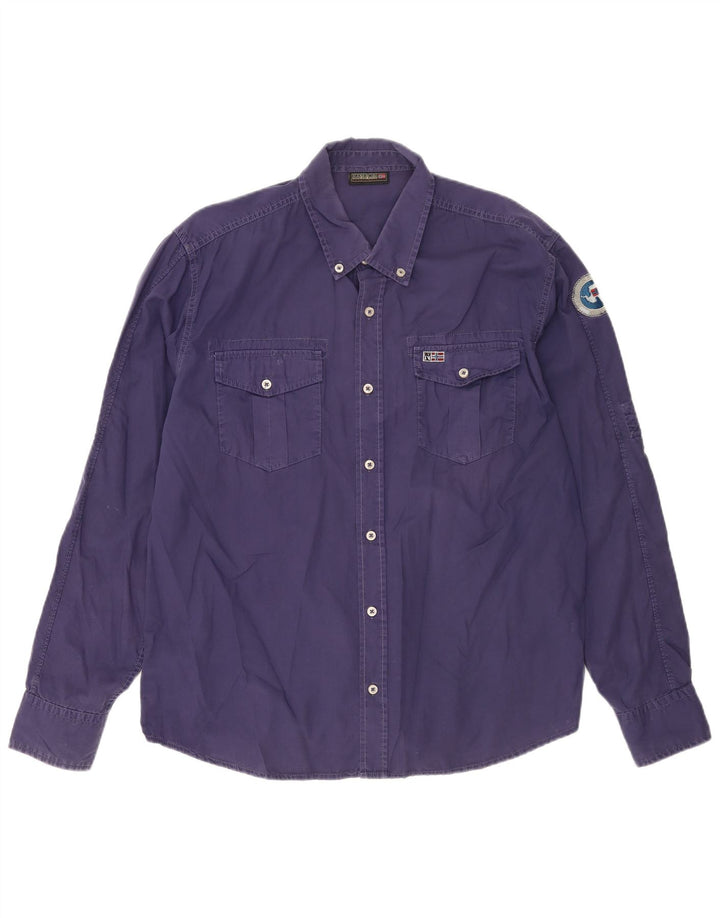 NAPAPIJRI muška košulja XL tamnoplavi pamuk