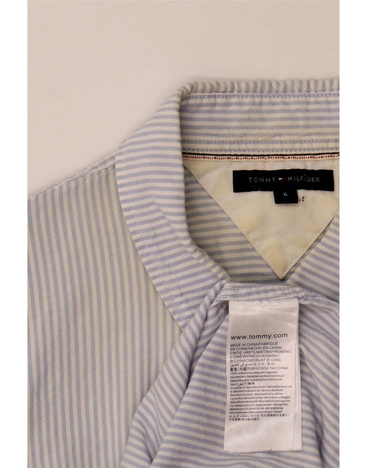 Tommy Hilfiger Ženska košulja US 6 srednje plave pruge, pamuk