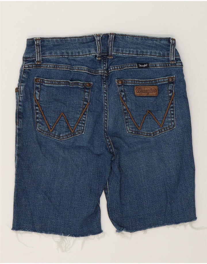 WRANGLER Womens Denim Shorts US 7 Medium W30 Blue Cotton Vintage Wrangler and Second-Hand Wrangler from Messina Hembry 