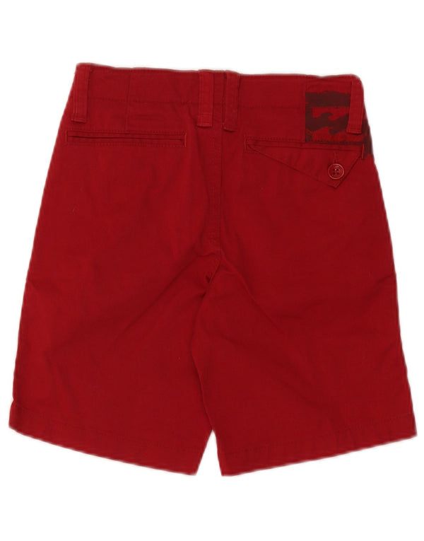 Billabong Boys Graphic Chino kratke hlače 9-10 godina W26, crveni pamuk