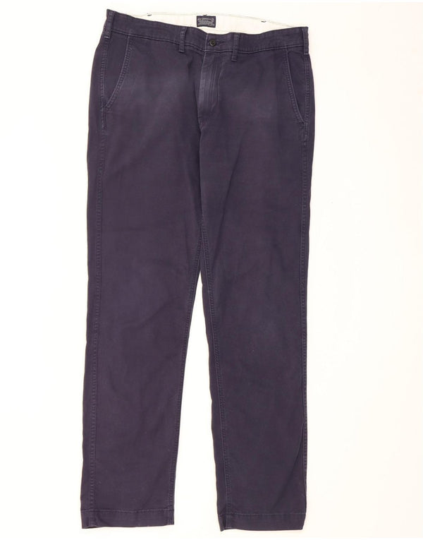 Levi's muške ravne chino hlače W34 L34 tamnoplavi pamuk