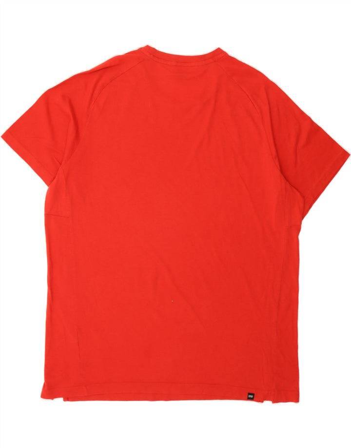 PUMA Mens Graphic T-Shirt Top 2XL Red Vintage Puma and Second-Hand Puma from Messina Hembry 