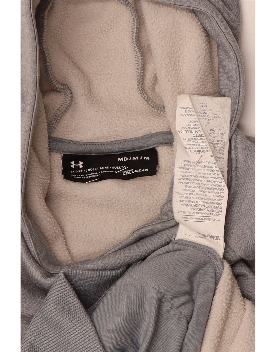 Ženska majica s kapuljačom Under Armour UK 14 srednje sivi poliester