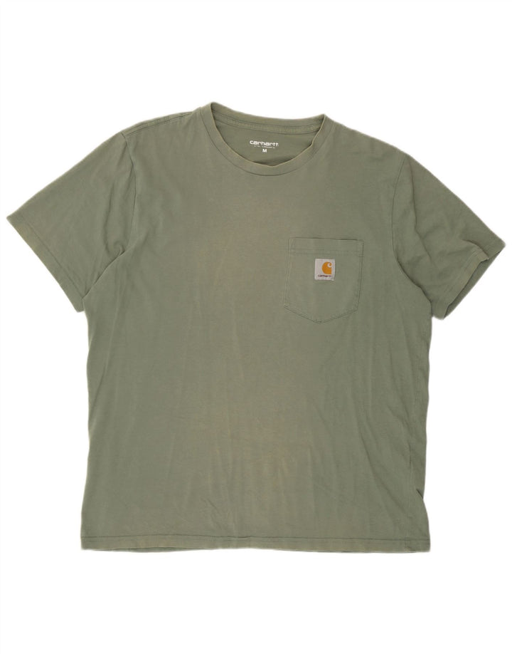Carhartt muška majica kratkih rukava srednji zeleni pamuk