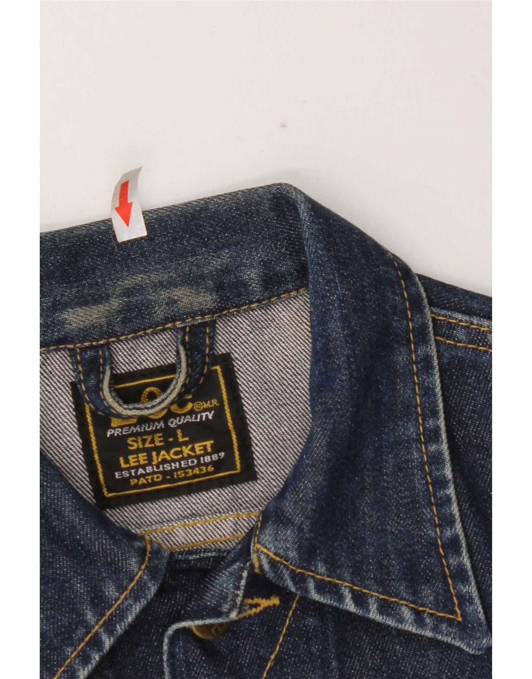 Lee ženska traper jakna UK 14 Large Blue Cotton