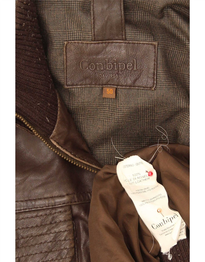 Conbipel muška kožna jakna IT 50 Large Brown