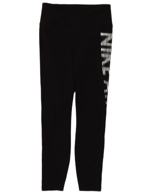 Nike Ženske Dri Fit Graphic Leggings UK 8 Male crne