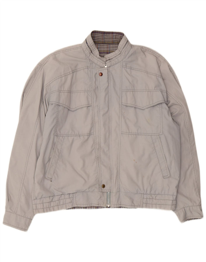Vintage muška bomber jakna UK 40 velika siva