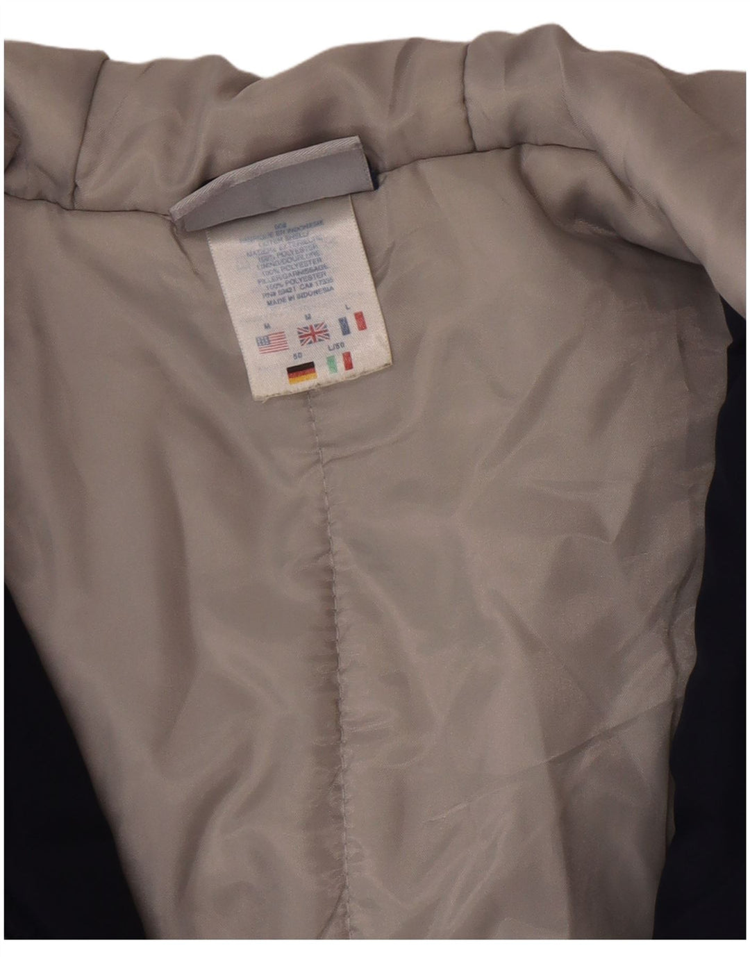 Reebok muška bomber jakna s kapuljačom UK 38 srednje tamnoplave boje
