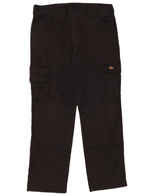 Dickies muške ravne kargo hlače W36 L30 crni poliester