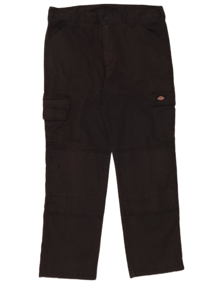 Dickies muške ravne kargo hlače W36 L30 crni poliester