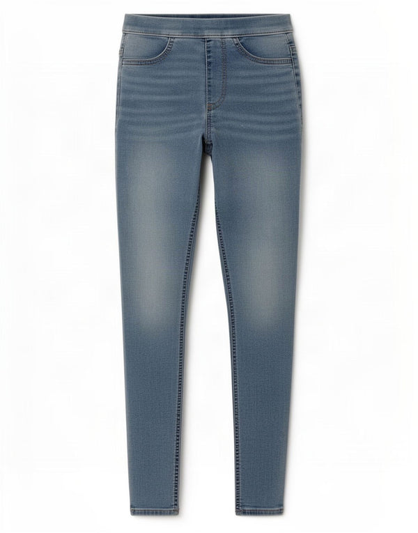 Marks & Spencer ženske jegging traperice UK 8 male W26 L28 plavi pamuk