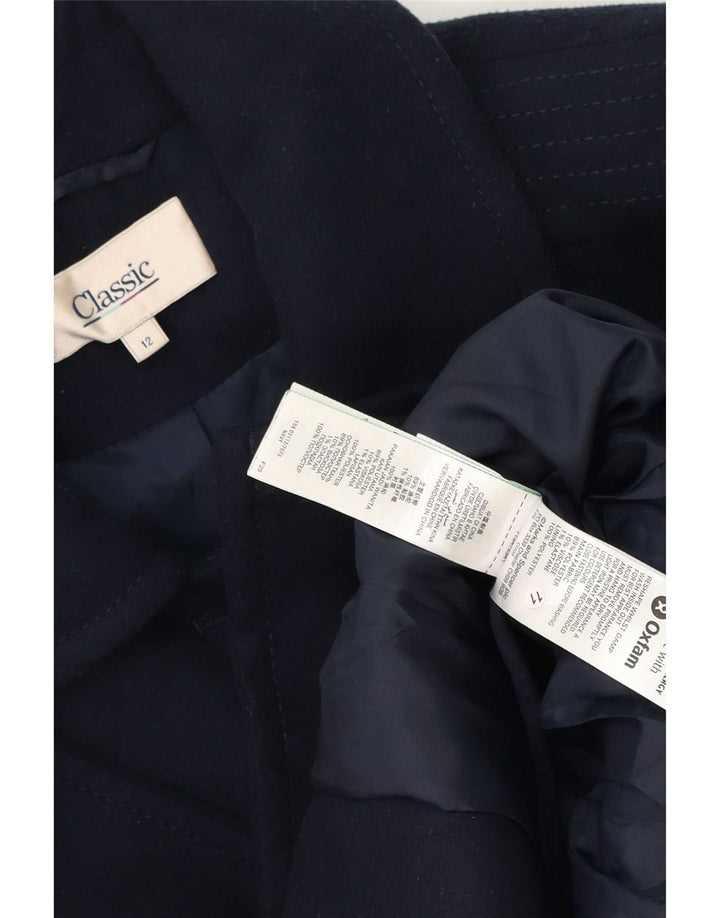 Marks & Spencer ženski sako s 5 gumba UK 12 Srednje tamnoplava