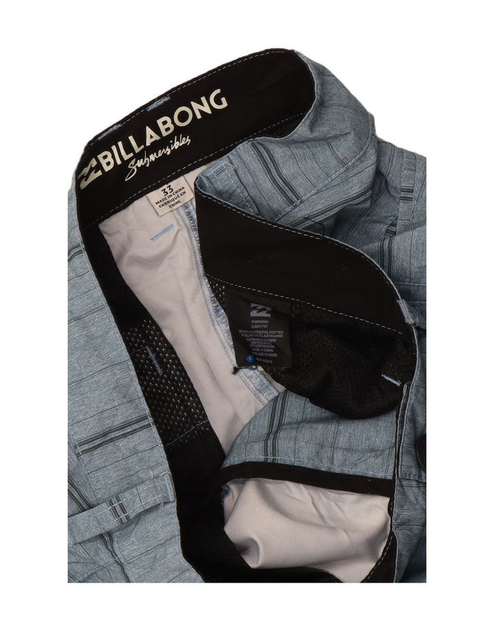 Billabong muške chino kratke hlače W33 srednje plavi prugasti poliester