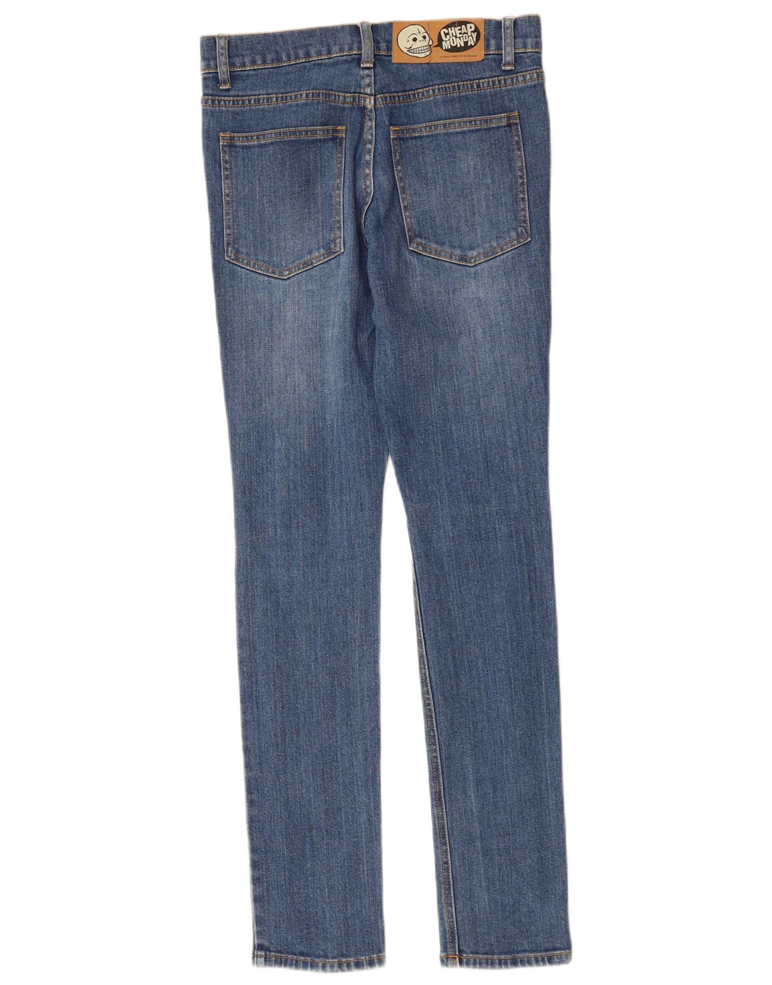 CHEAP MONDAY Ženske uske traperice W27 L32 Plavi pamuk