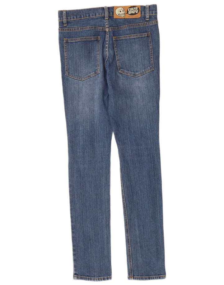 CHEAP MONDAY Ženske uske traperice W27 L32 Plavi pamuk