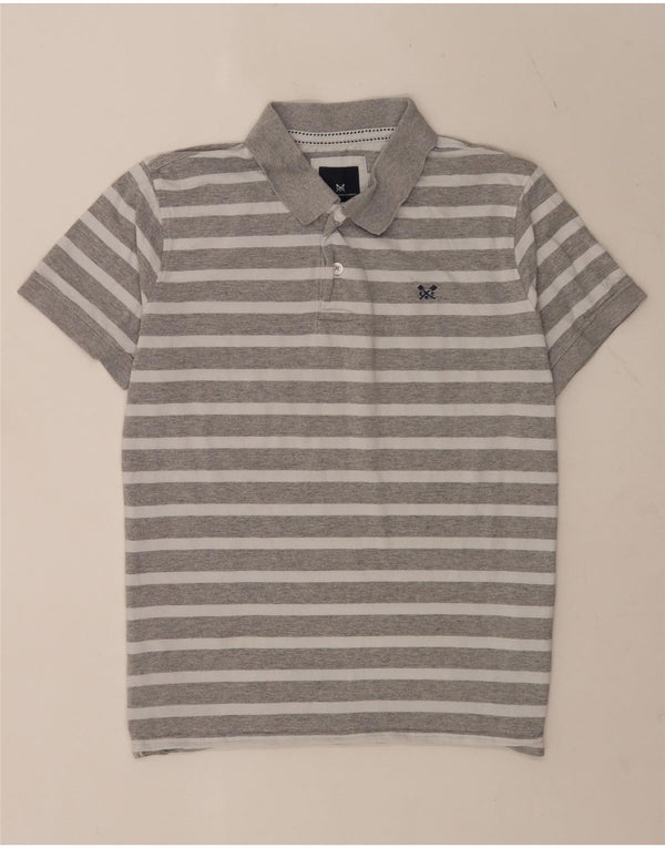 Crew Clothing Muška polo majica kratkih rukava XL pamuk na sive pruge