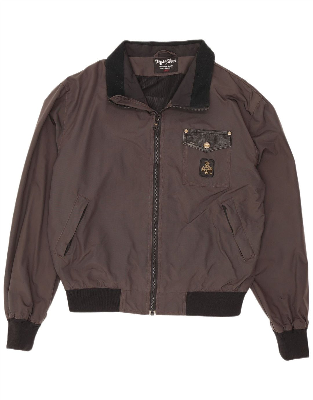 Refrigiwear muška bomber jakna UK 40 Large Grey Colourblock poliamid