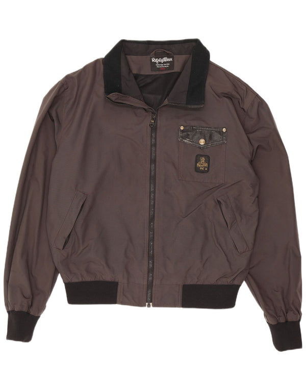 Refrigiwear muška bomber jakna UK 40 Large Grey Colourblock poliamid