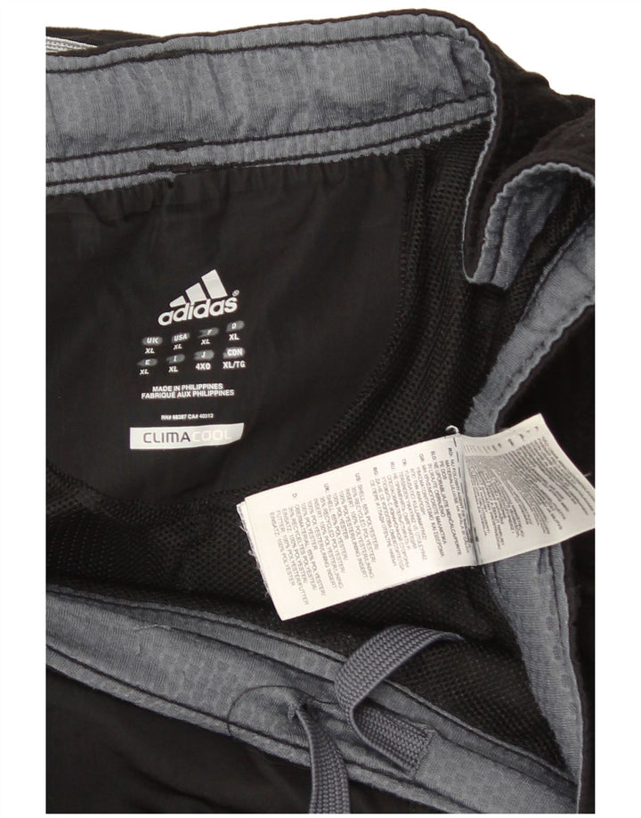 Adidas muške Climacool hlače za trenirku XL crni poliester u boji