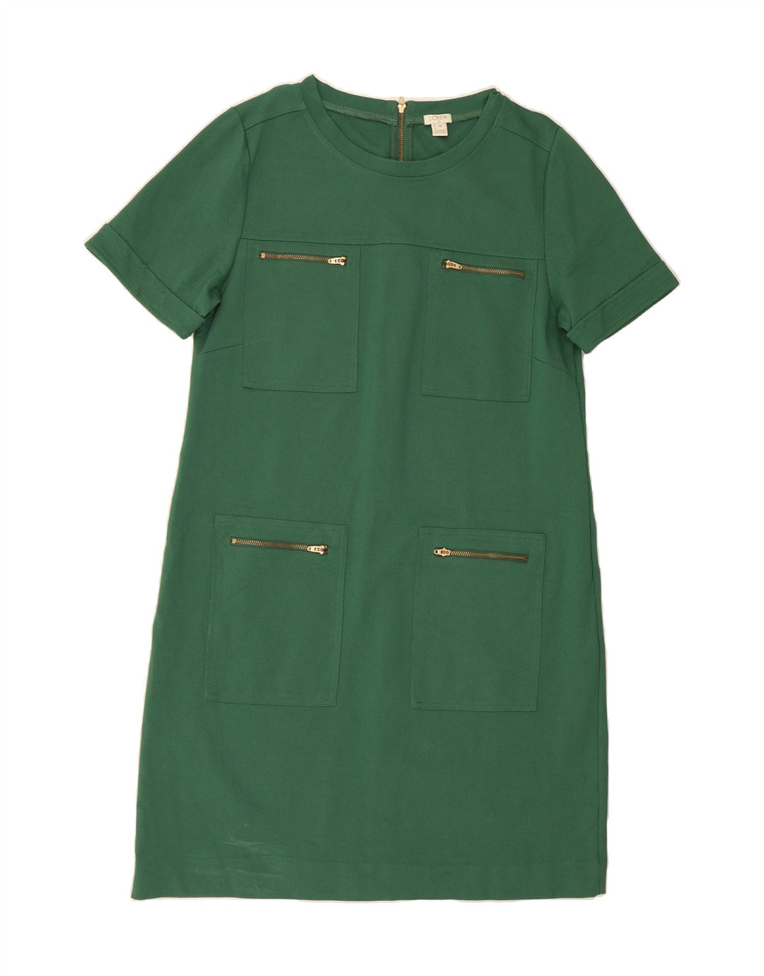J. CREW Womens Shift Dress US 14 XL Green Viscose Vintage J. Crew and Second-Hand J. Crew from Messina Hembry 
