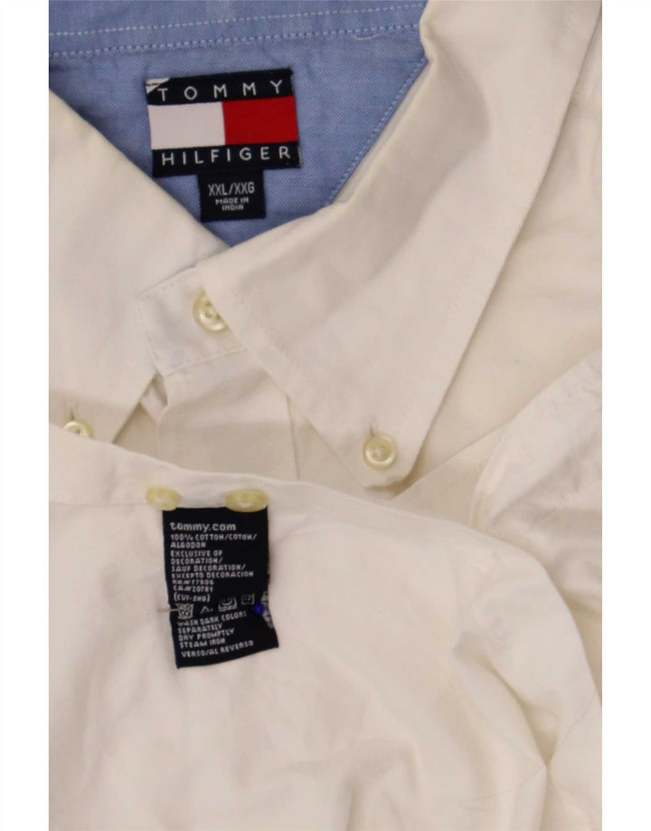 Tommy Hilfiger muška košulja 2XL bijeli pamuk