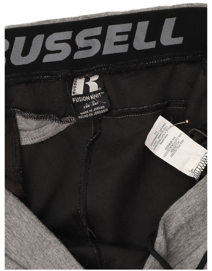 RUSSELL ATHLETIC Muška trenirka Hlače Joggers Veliki sivi poliester