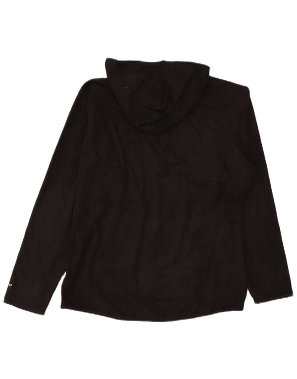 The North Face ženska flis jakna s kapuljačom UK 18 XL crni poliester