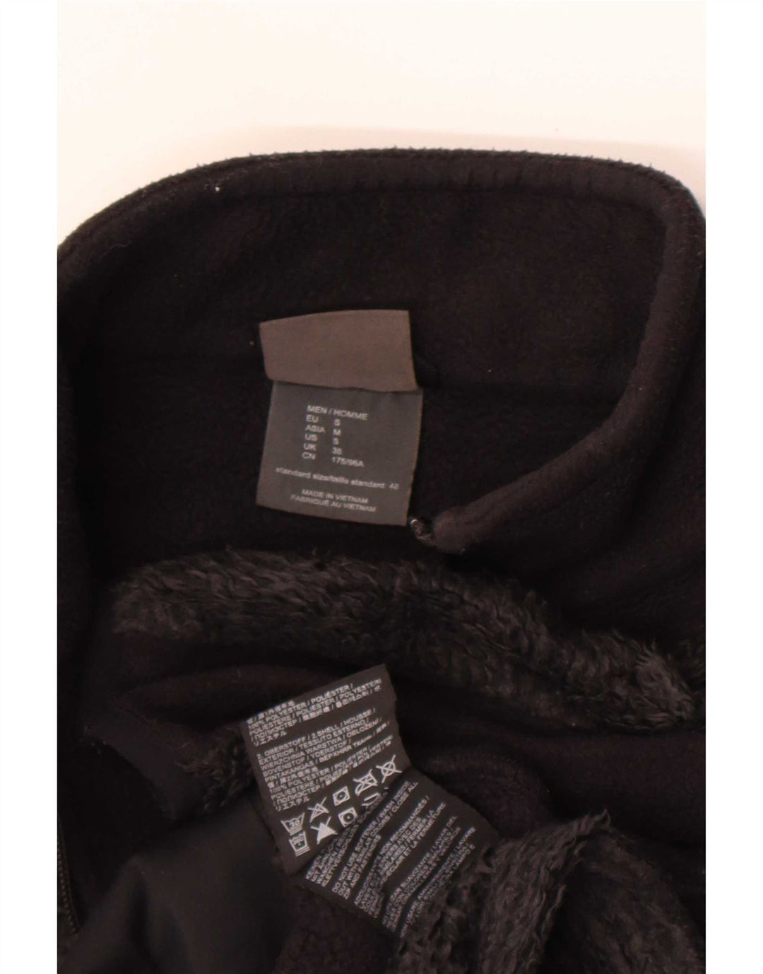 Jack Wolfskin muška flis jakna UK 38 mala crna poliester