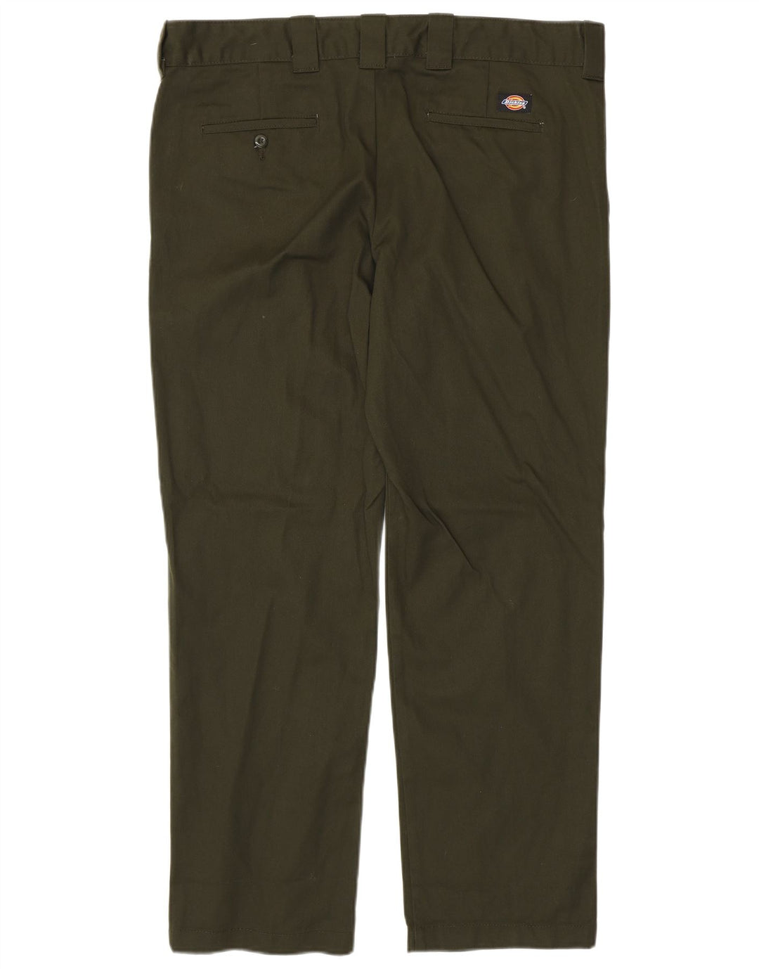 DICKIES Muške uske chino hlače W38 L32 kaki poliester