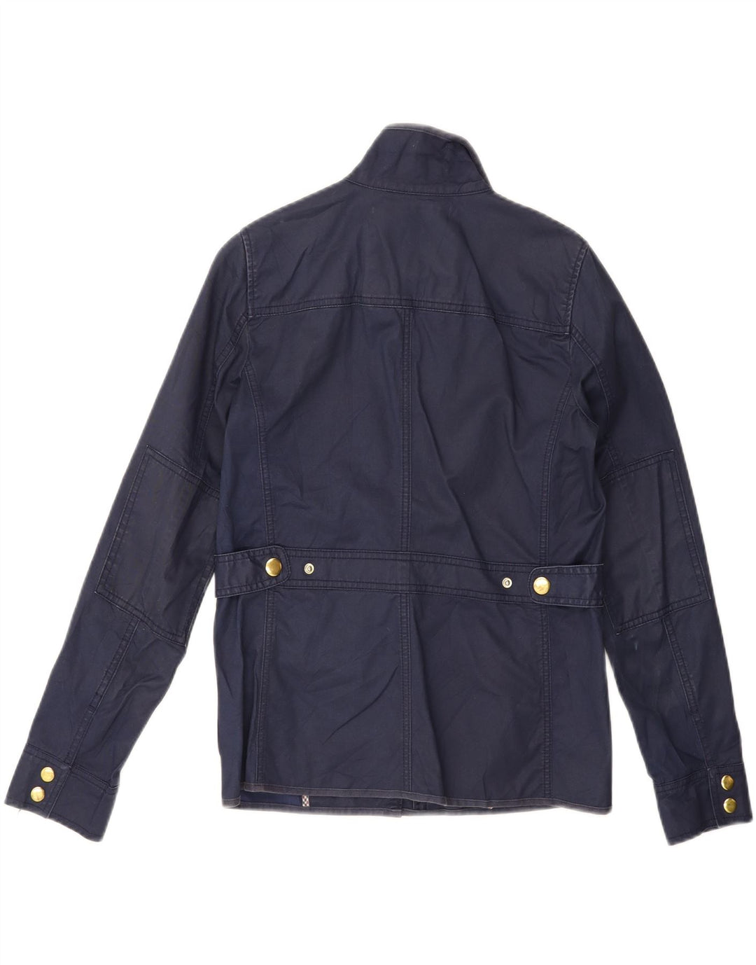J. CREW Womens Utility Jacket UK 6 XS Navy Blue Cotton Vintage J. Crew and Second-Hand J. Crew from Messina Hembry 
