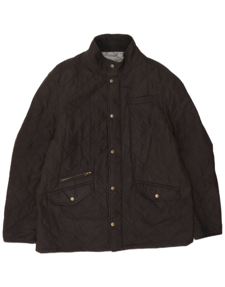 Marks & Spencer muška prošivena jakna Blue Harbor UK 42 XL crni poliester
