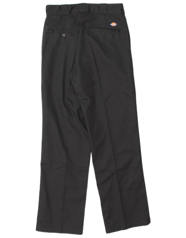 DICKIES Muške 874 ravne chino hlače originalnog kroja W31 L32 crni pamuk