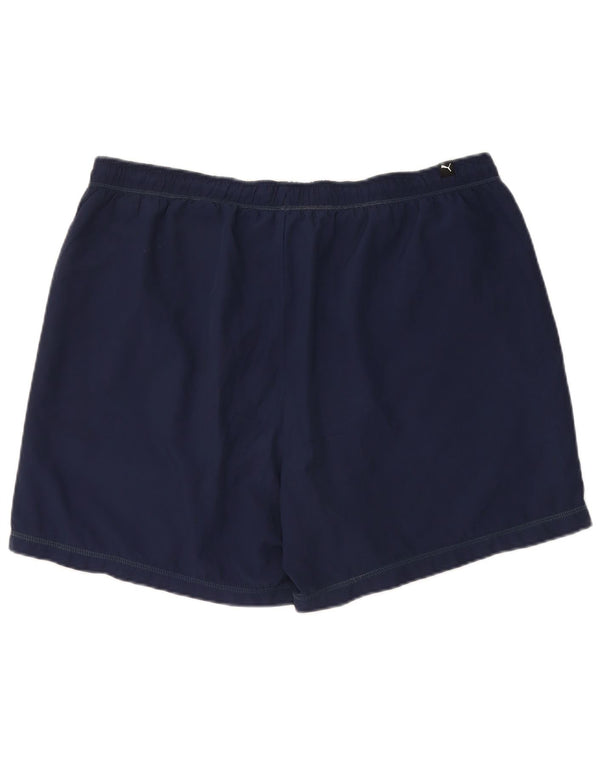 PUMA muške kratke sportske hlače s grafičkim motivima XL tamnoplavi poliester