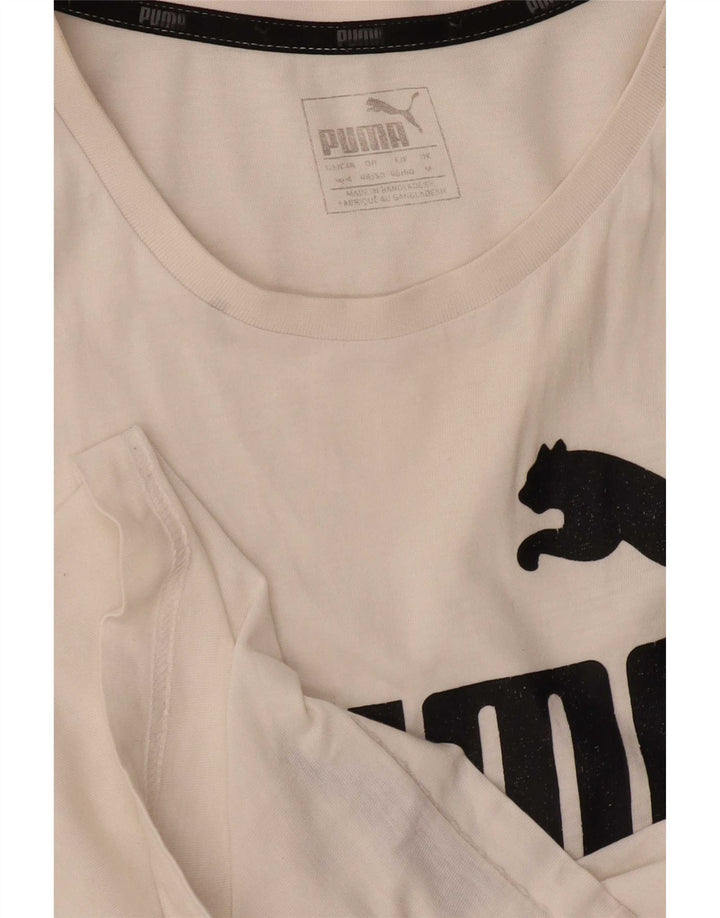 Puma muška majica s grafičkim motivima srednje bijele boje