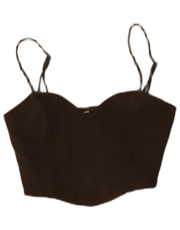 Zara ženski kratki Cami Top UK 12 Srednje smeđa