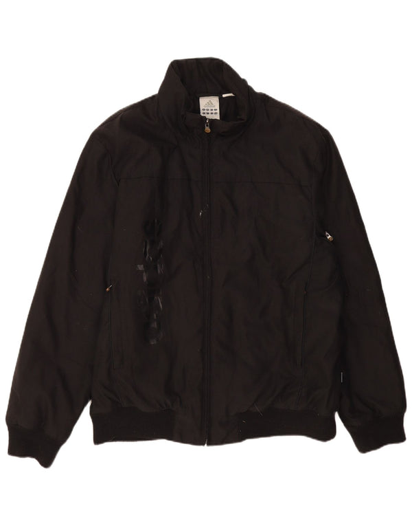 ADIDAS muška grafička bomber jakna UK 38 Srednje crni poliamid