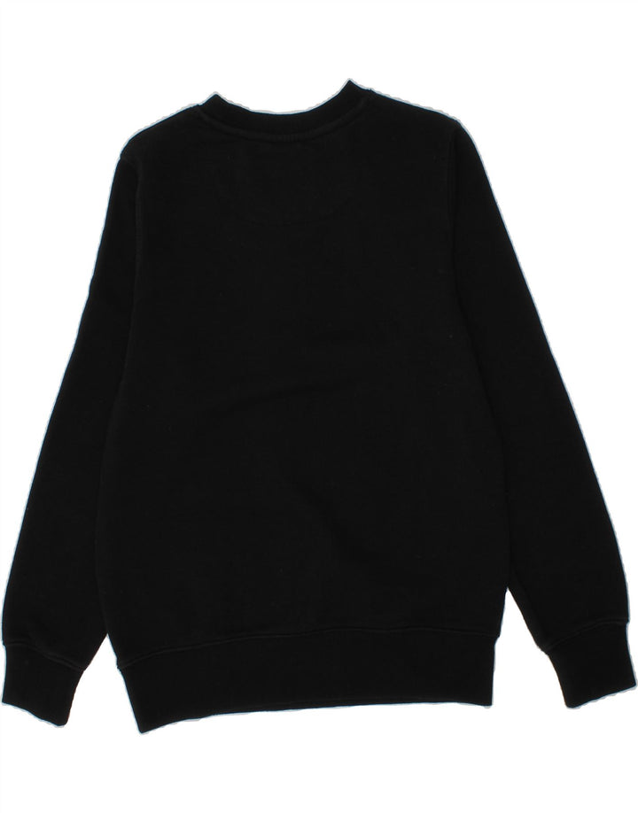 LEVI'S Boys Graphic Sweatshirt Jumper 11-12 Years Black Cotton Vintage Levi's and Second-Hand Levi's from Messina Hembry 