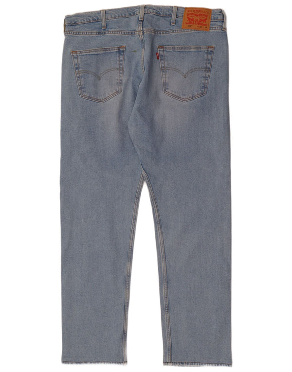 Levi's muške 502 sužene traperice W38 L31 plavi pamuk