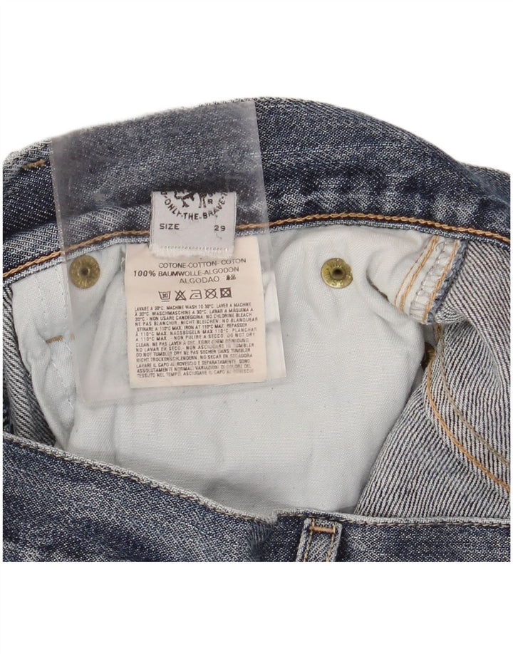 DIESEL Muške traper kratke hlače W29 male plave boje pamuka