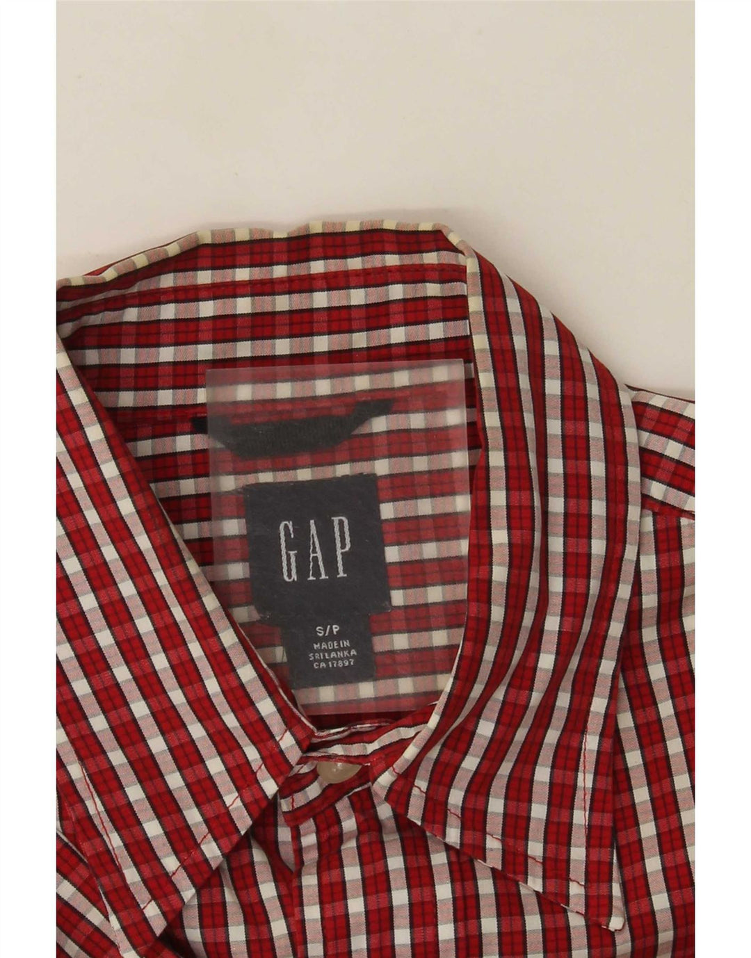 Gap muška majica kratkih rukava Mala crvena gingham