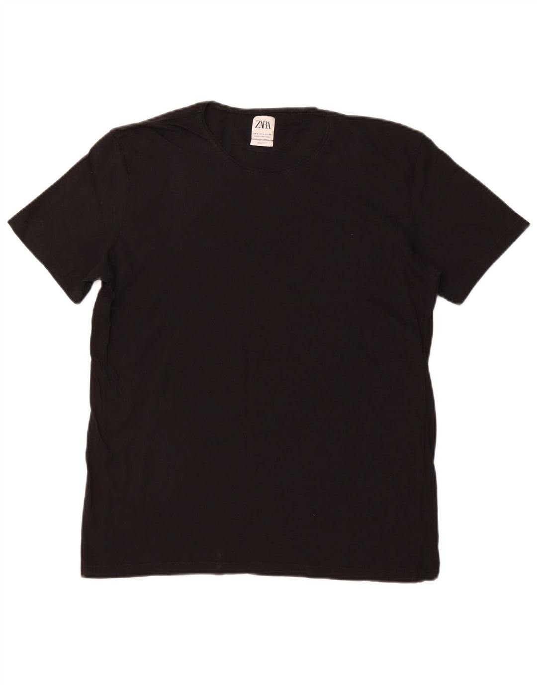 Zara ženska majica kratkih rukava Easy Fit UK 14 Large Black