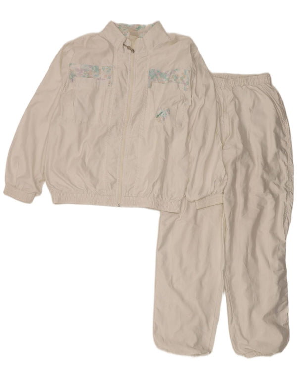 Ellesse ženska puna trenirka UK 18 XL bijela cvjetna
