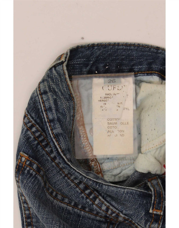 Ženske lepršave traperice Guess W26 L32 plavi pamuk