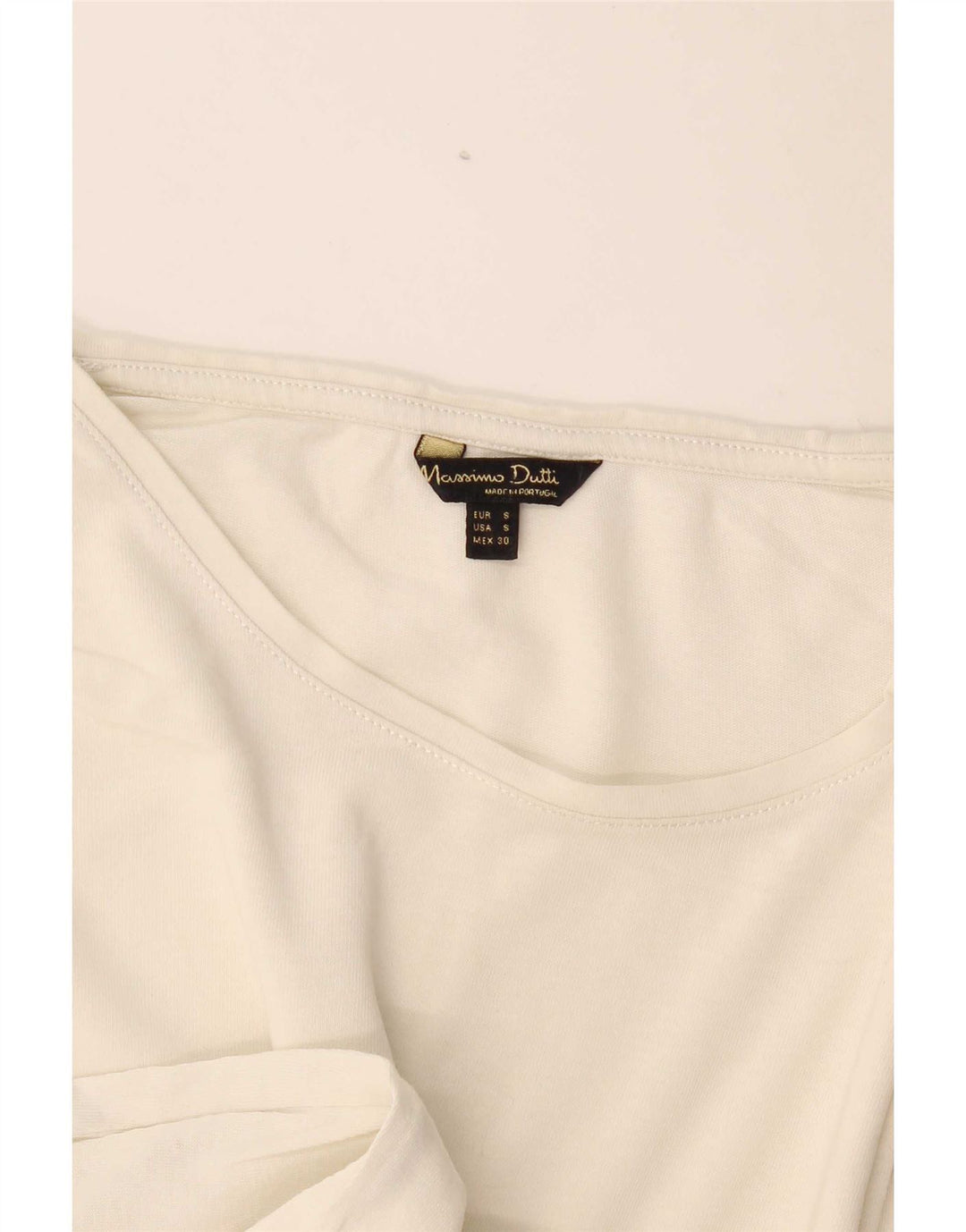 Massimo Dutti Ženska majica kratkih rukava UK 10 Small Off White