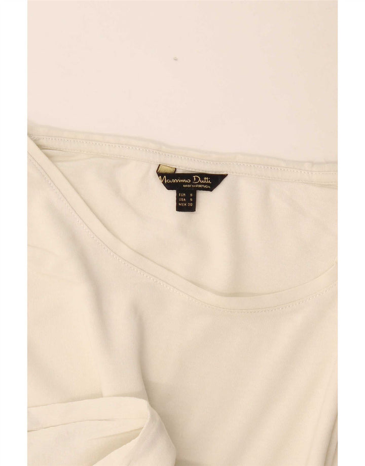 Massimo Dutti Ženska majica kratkih rukava UK 10 Small Off White