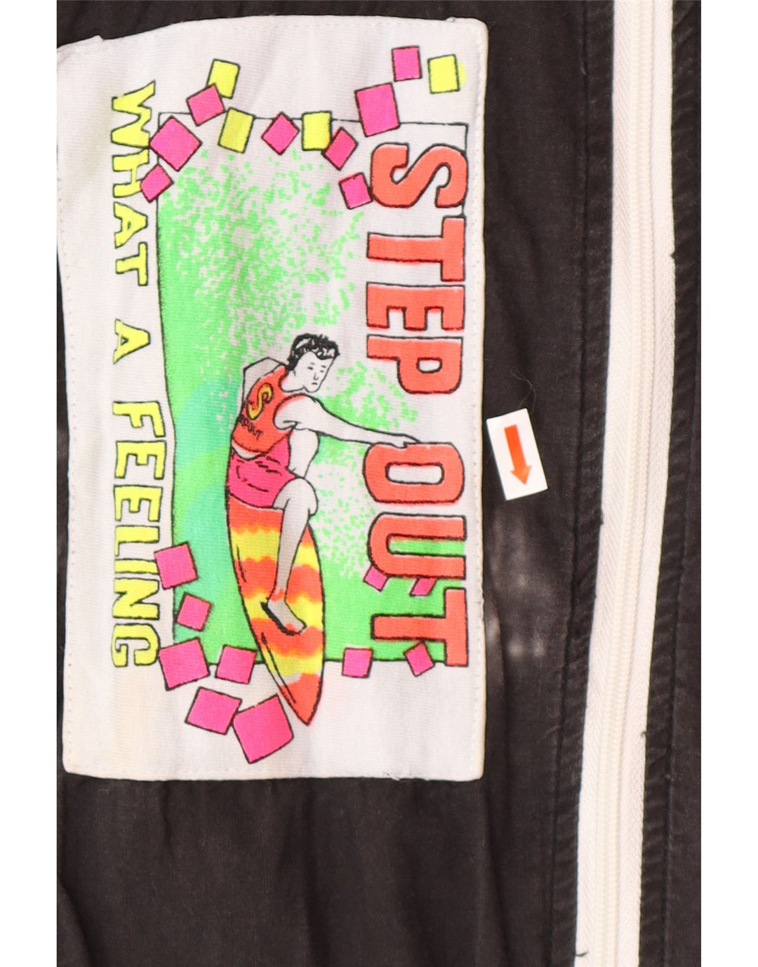 VINTAGE ženska gornja jakna trenirke UK 18 XL u crnoj boji