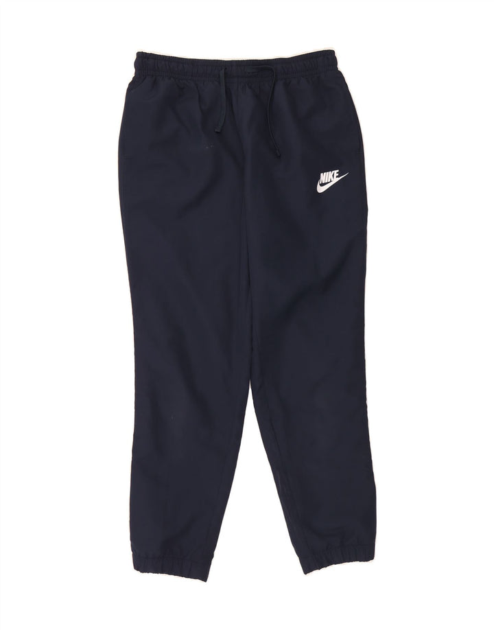 NIKE Mens Tracksuit Trousers Joggers Large  Navy Blue Polyester Vintage Nike and Second-Hand Nike from Messina Hembry 