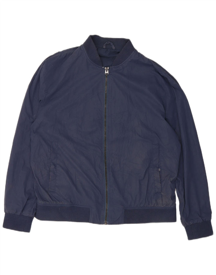 Zara muška bomber jakna UK 42 XL tamnoplavi poliester
